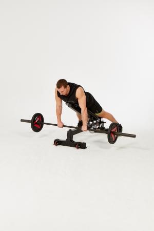 تمرين رفرفة امامى مقلوب بالبار على البنش المائل Incline Barbell Front Raise  Spider تمارين الكتف الامامي