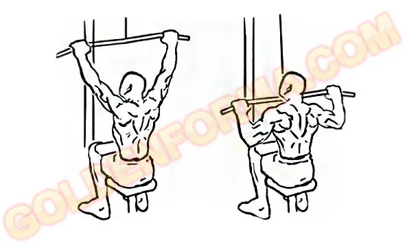 1 .  جهاز السحب العالي الواسع - lat Pulldown    اجهزة تمارين الظهر