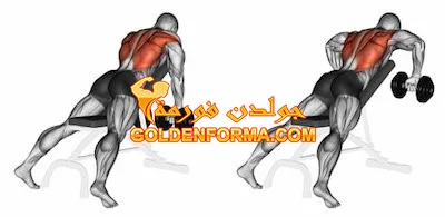 تمرين رفع البار بوضعية الانبطاح السفلي Prone Incline Wide Grip Upright Row تمرينة كتف كاملة