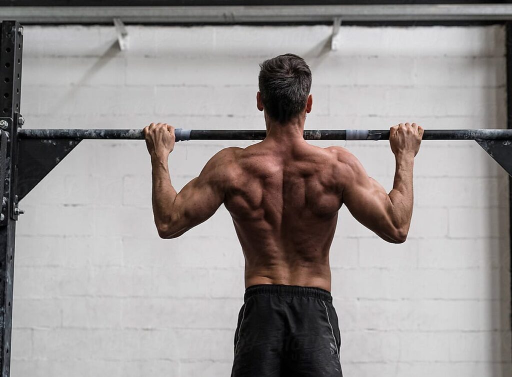 تمرين العقلة Pull-up exercise جدول تمارين الظهر