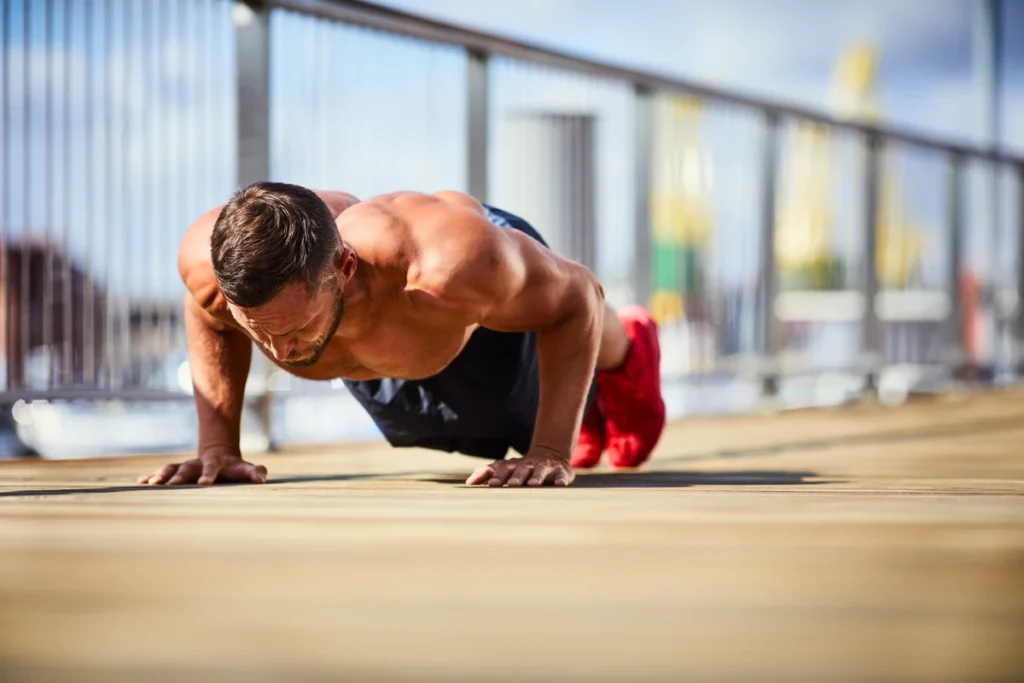 PUSH UPS   جدول تمارين جيم 6 ايام