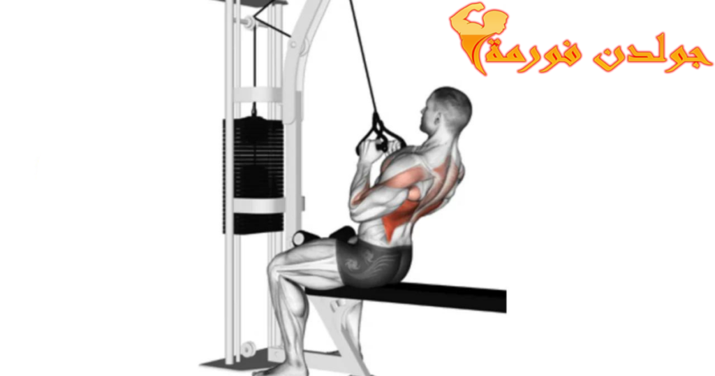 2- تمرين السحب العالي قبضة ضيقة – Lat Pulldown Close Grip