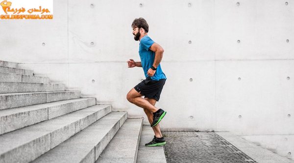 صعود الدرج تمارين الكارديو للرجال